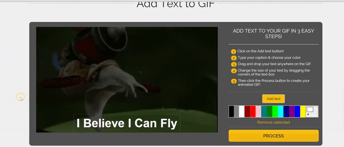 How to user Makeagif's Text on Gif Maker