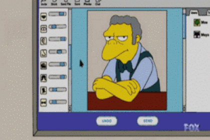 Photoshop Dating Profile Moe Simpsons