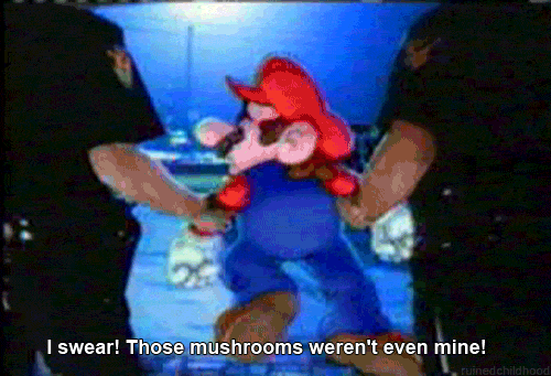 Mario Taken Away By Police GIF