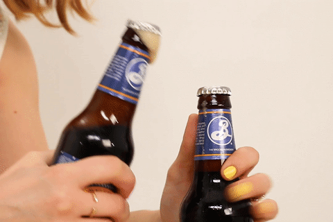 open a beer with another beer camping hacks