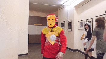 ironman horrible costume comic-con GIFs