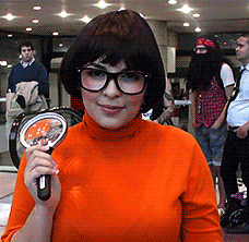 velma from scooby doo sexy cosplay Comic-Con GIFS