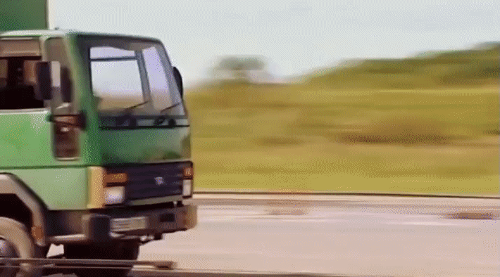 GIFs That End Too Soon: Truck Doesn't Hit Pole