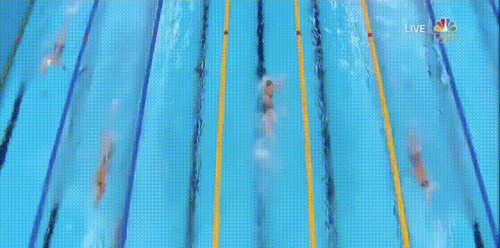 GIFs That End Too Soon: Katie Ledecky World Record Swim 